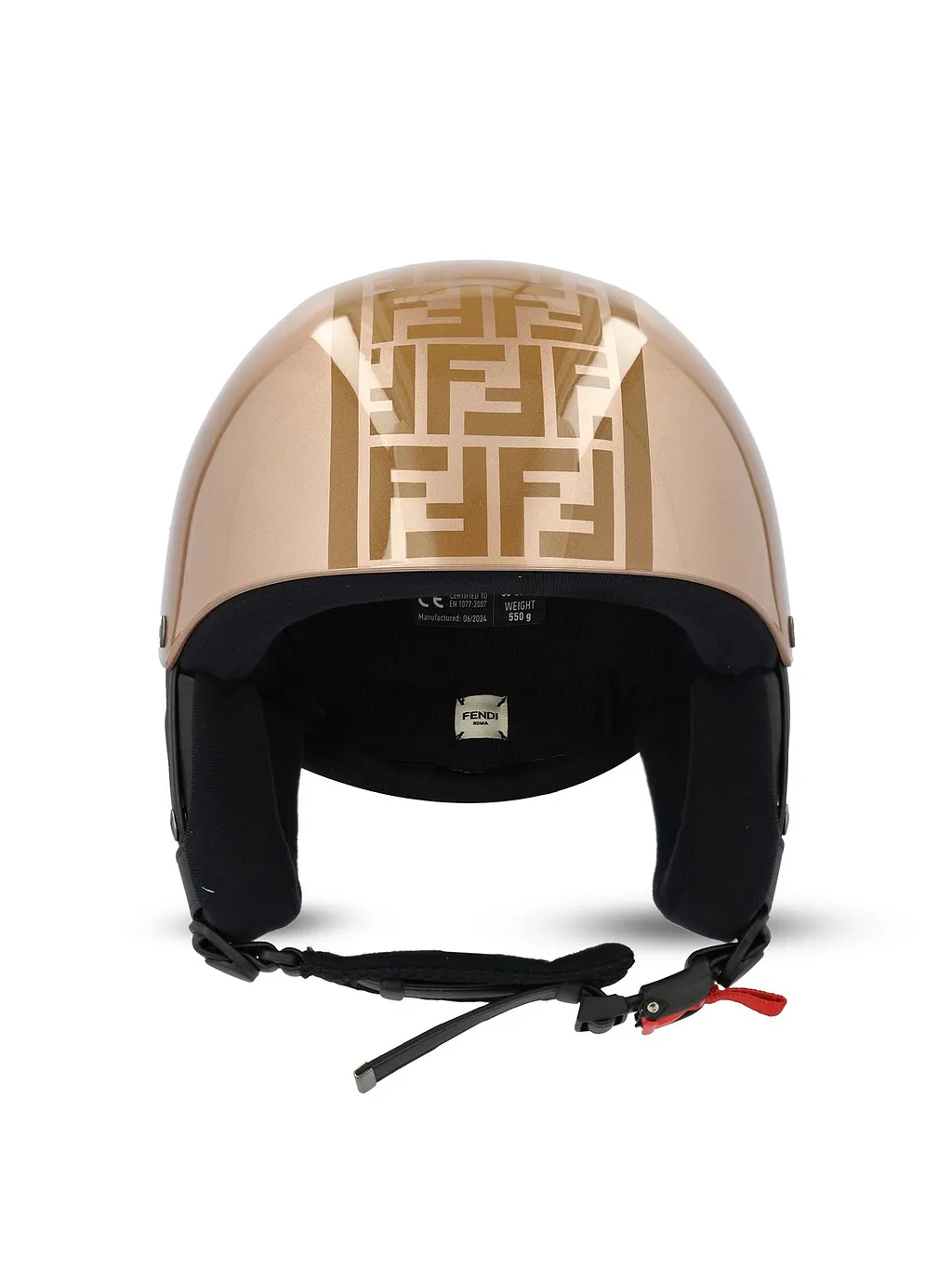 Fendi Ff Logo Printed Ski Helmet