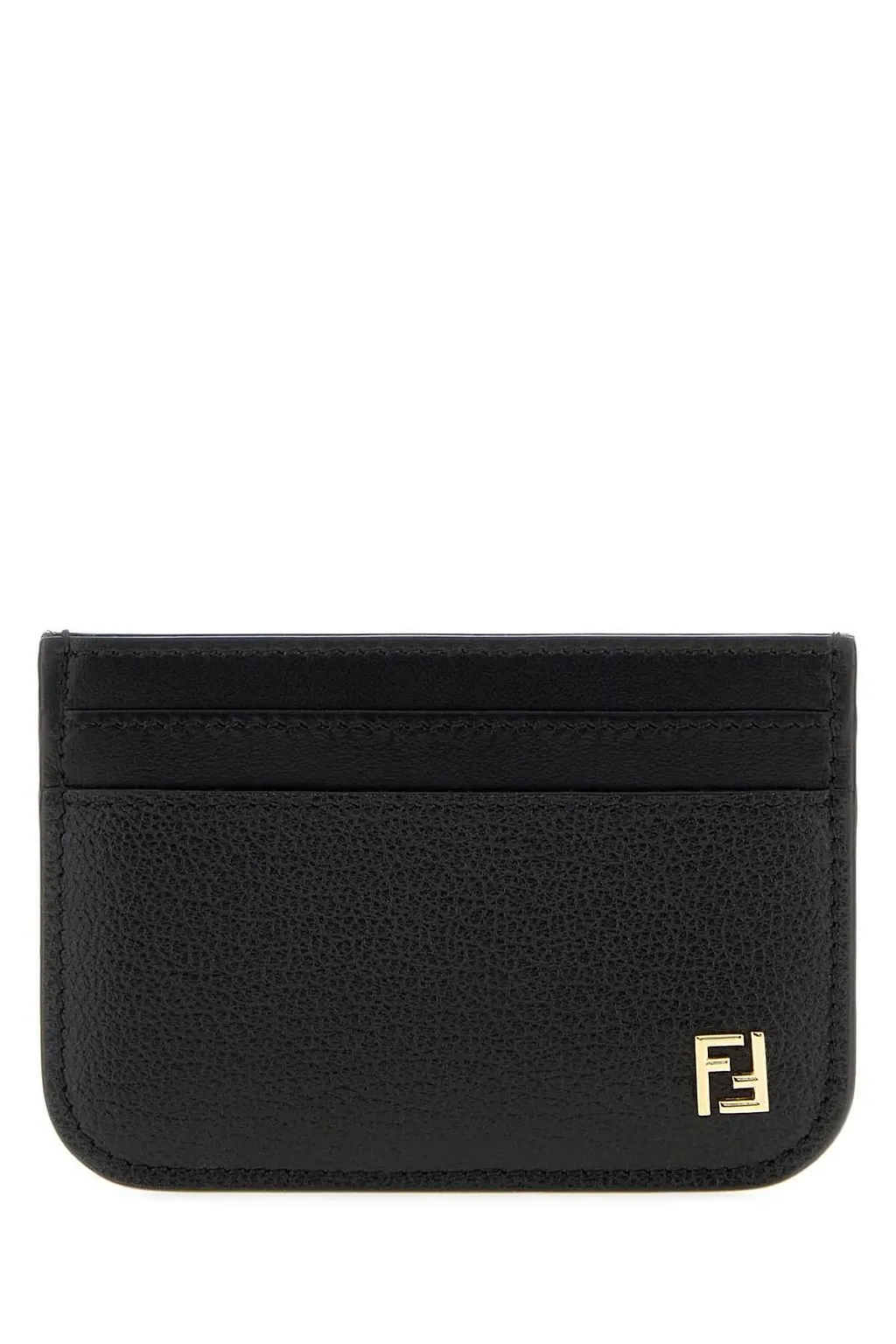 Fendi Ff Logo Plaque Card Case