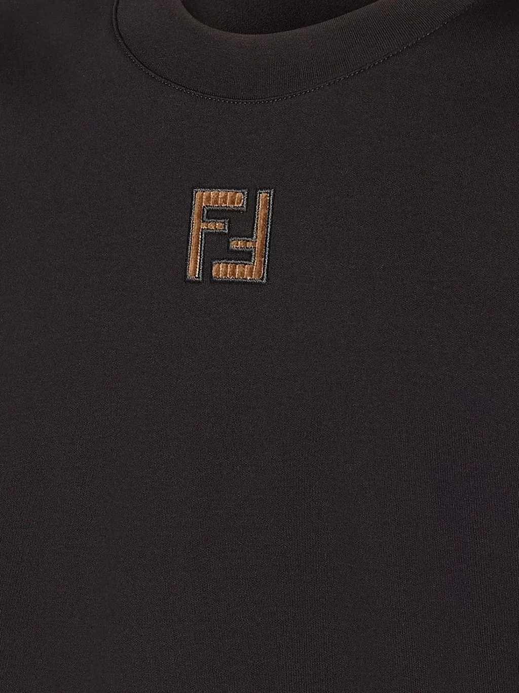 Fendi Ff Motif Crewneck T-Shirt