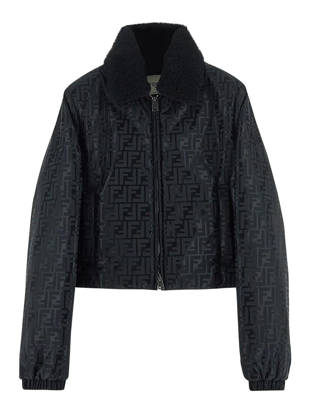 Fendi Ff Motif Short Padded Jacket
