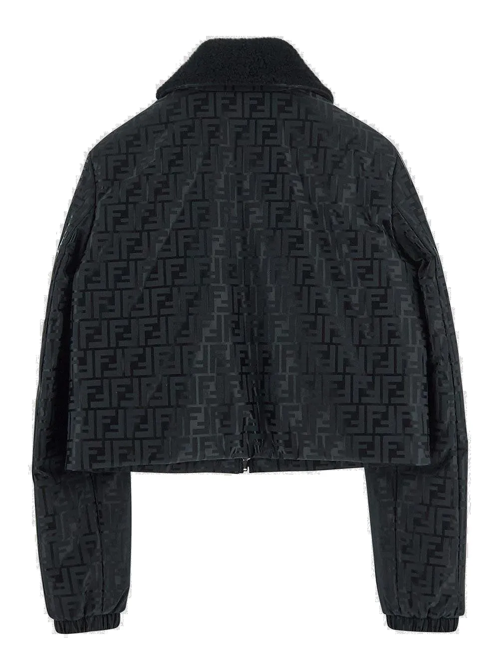 Fendi Ff Motif Short Padded Jacket