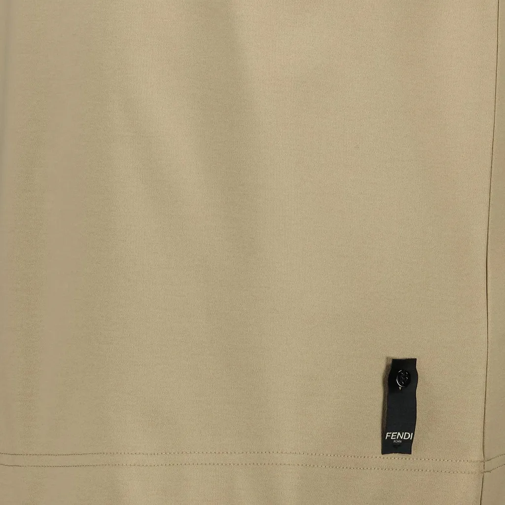 Fendi Ff Plaque Crewneck T-Shirt