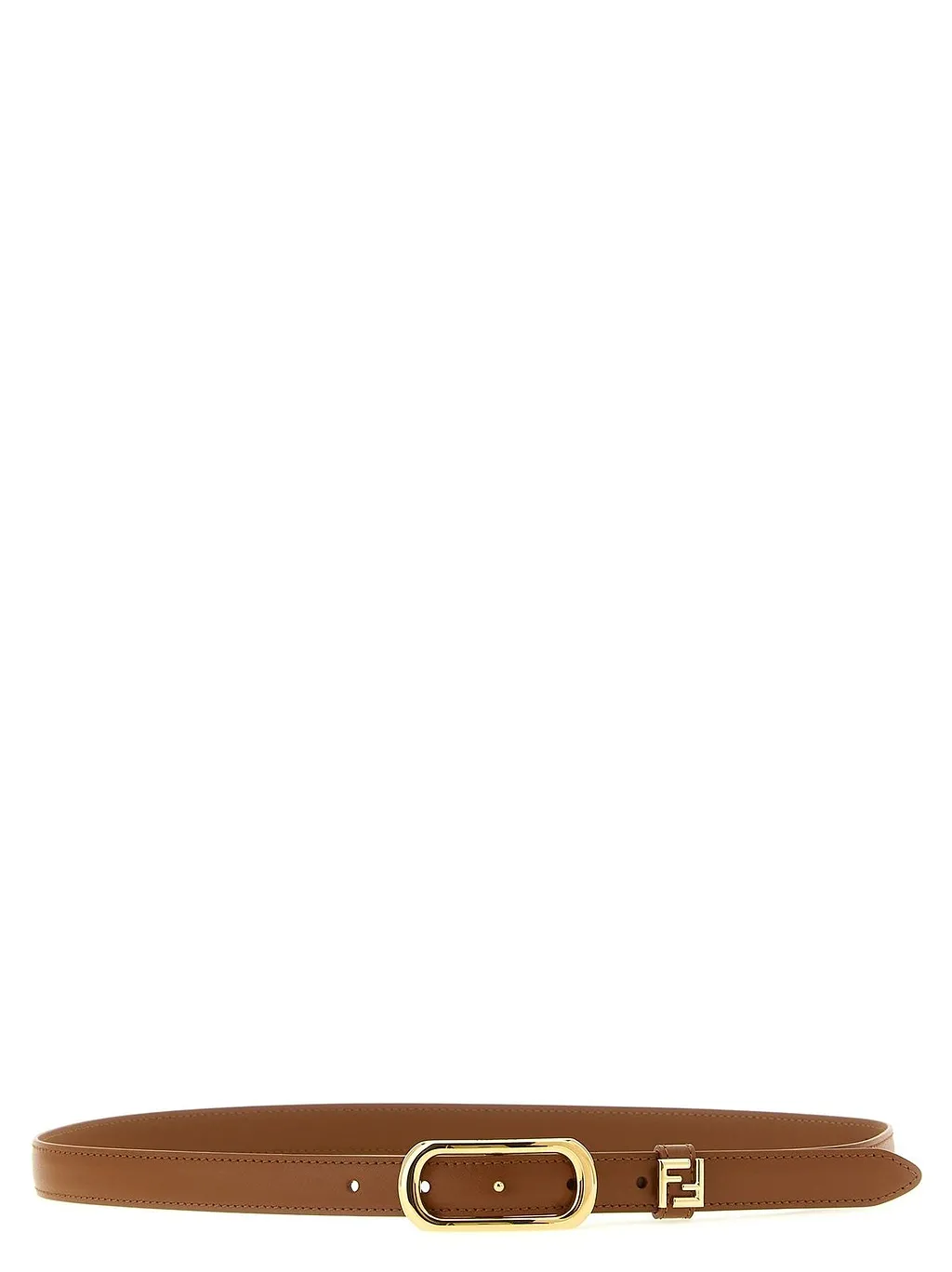 Ff Thin Oval-Buckle Belt