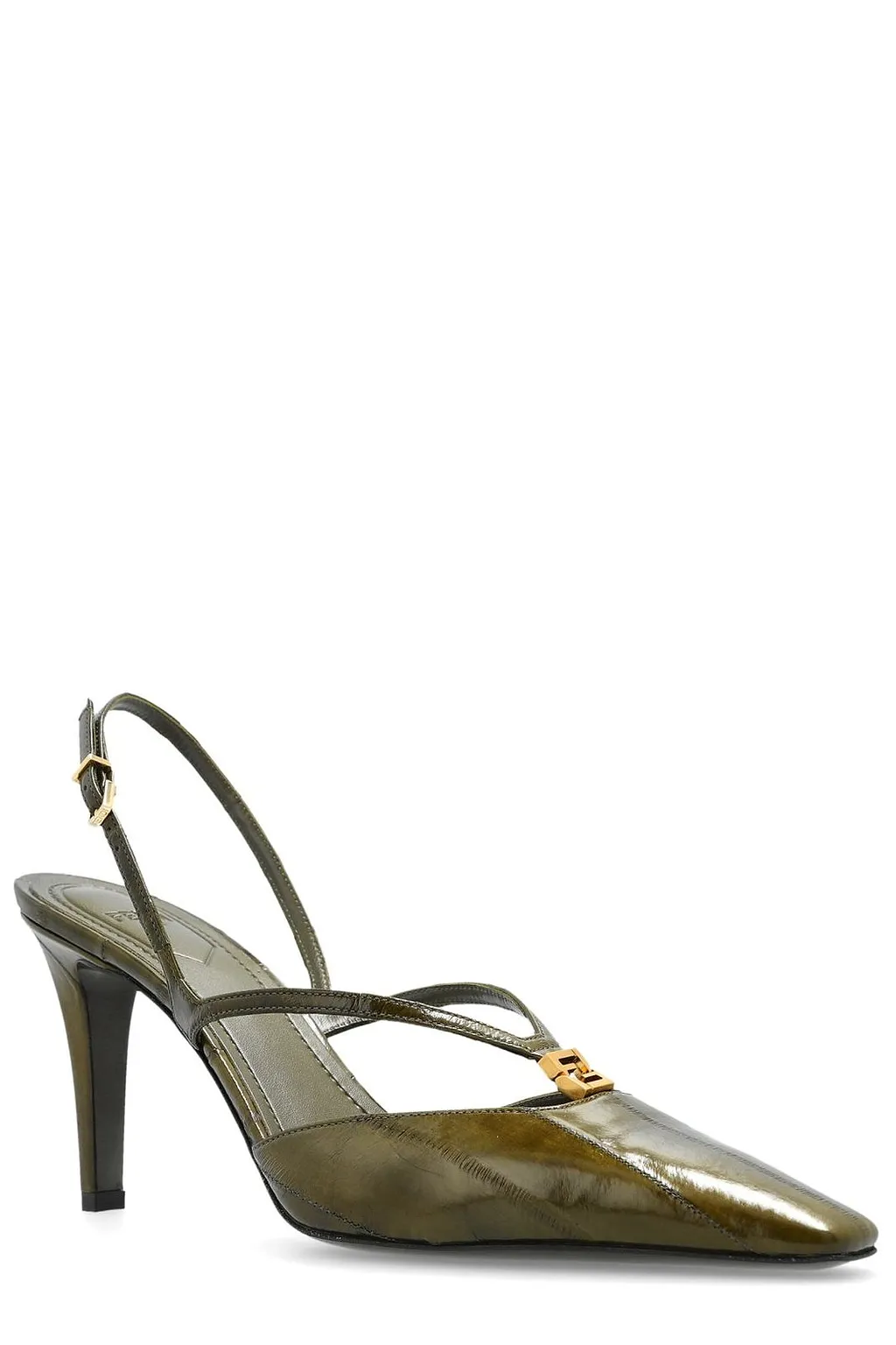 Ffold Slingback Pumps