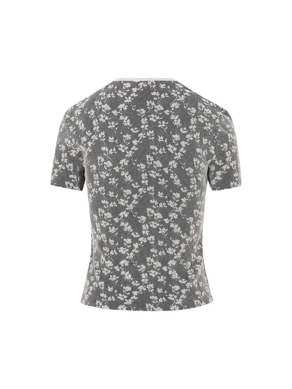 Fendi Floral Motif Short Sleeved T-Shirt