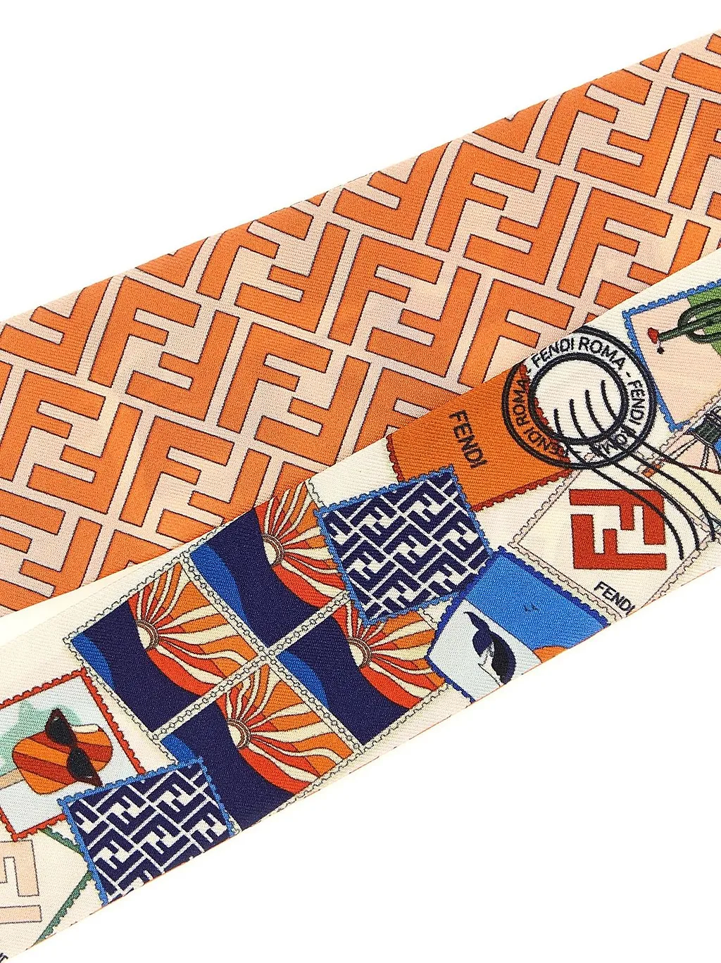 Fendi Graphic Printed Wrappy Scarf