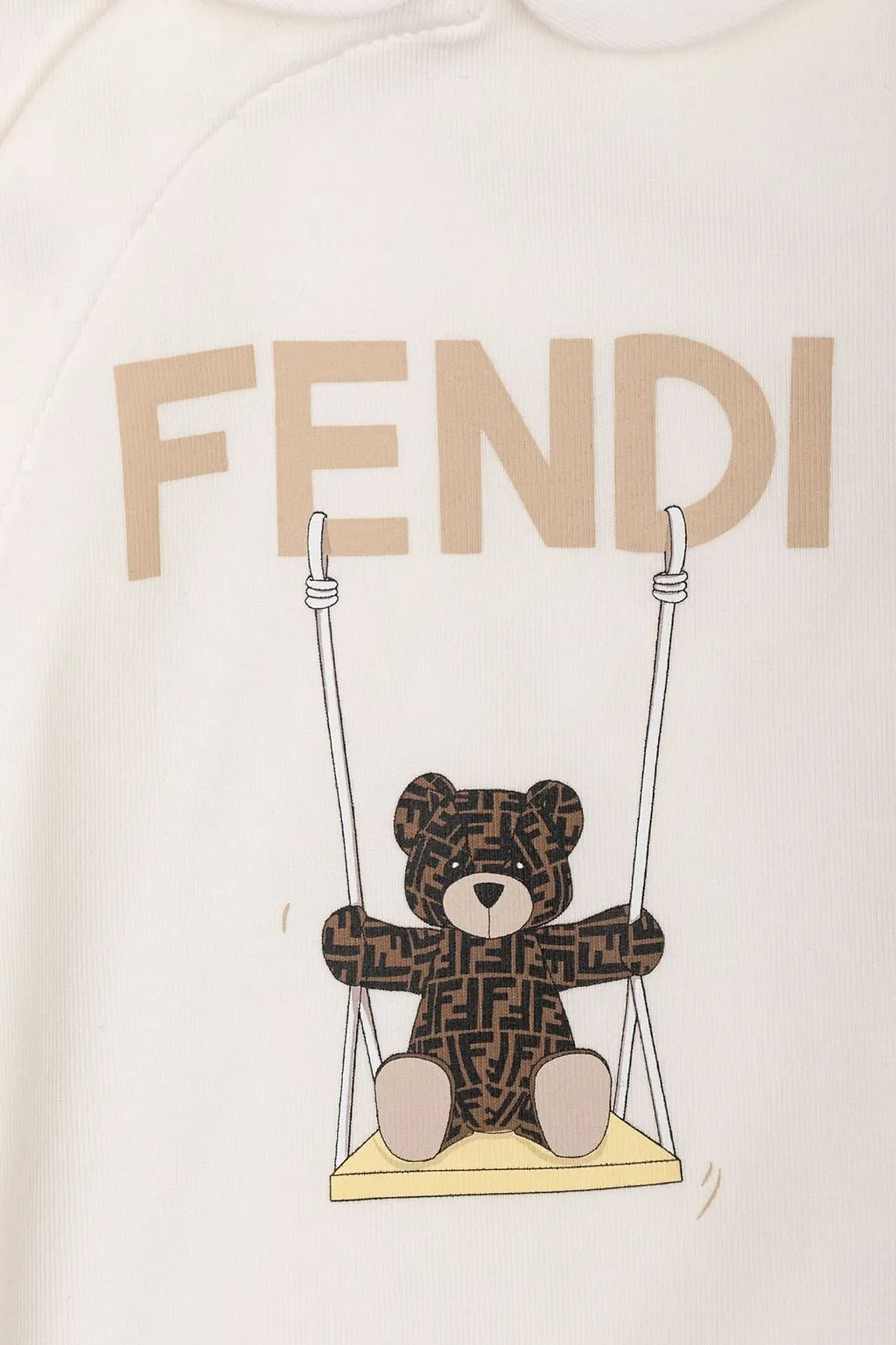 Fendi Kids Bear-Print Set Of Three Babywear