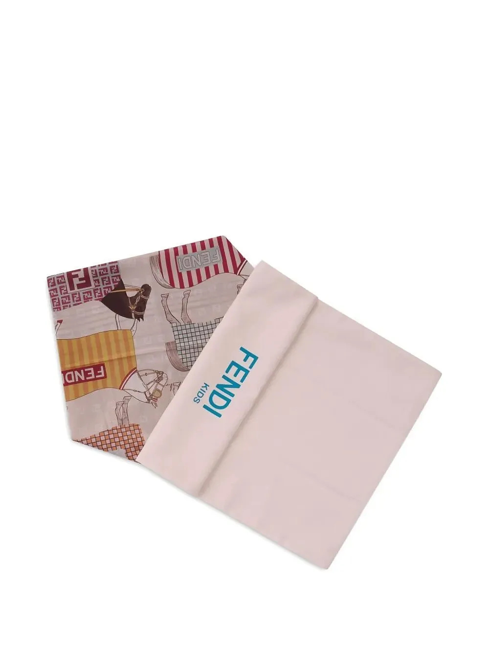 Fendi Kids Cavalli Print Scarf