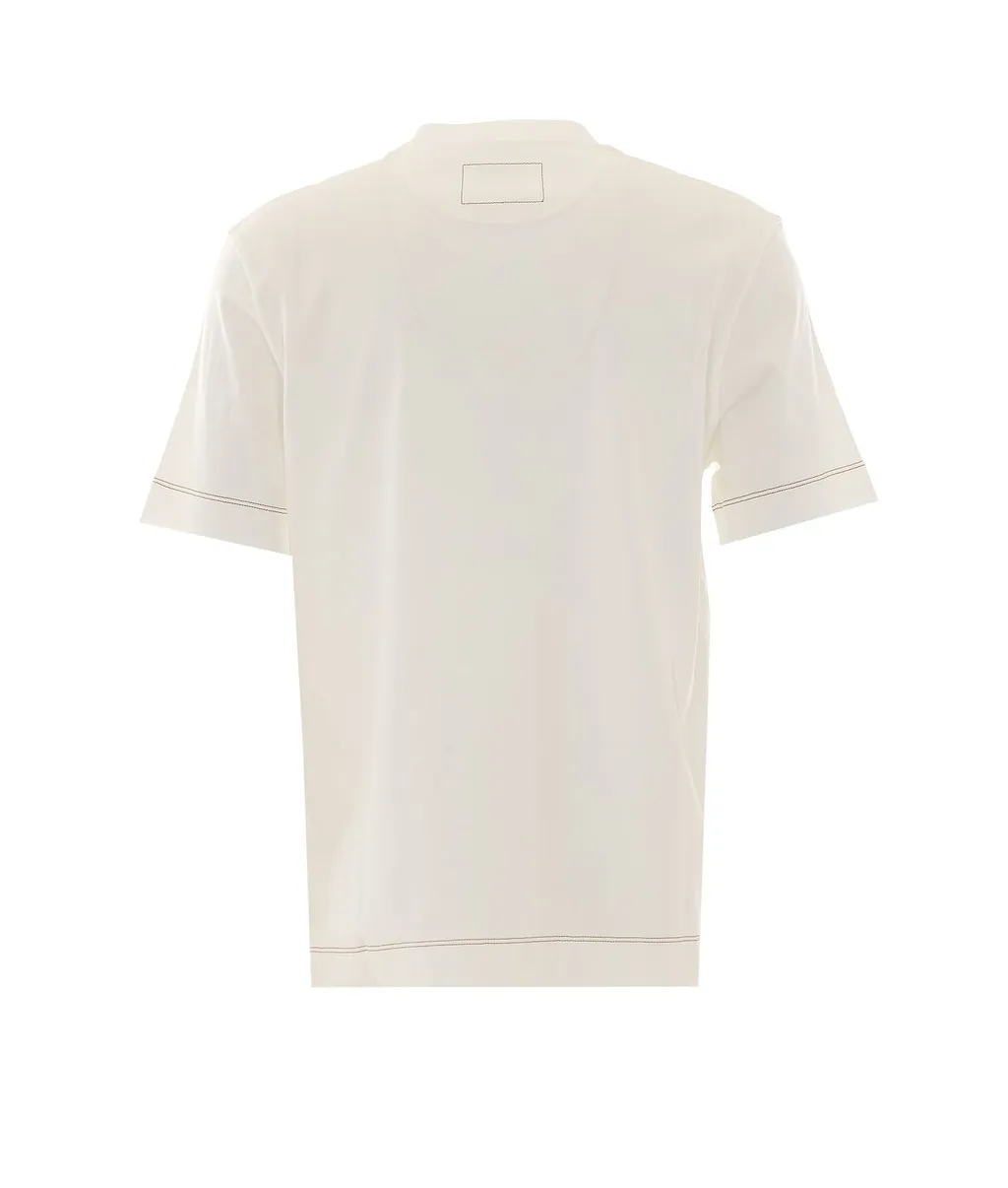 Fendi Logo Patch Crewneck T-Shirt