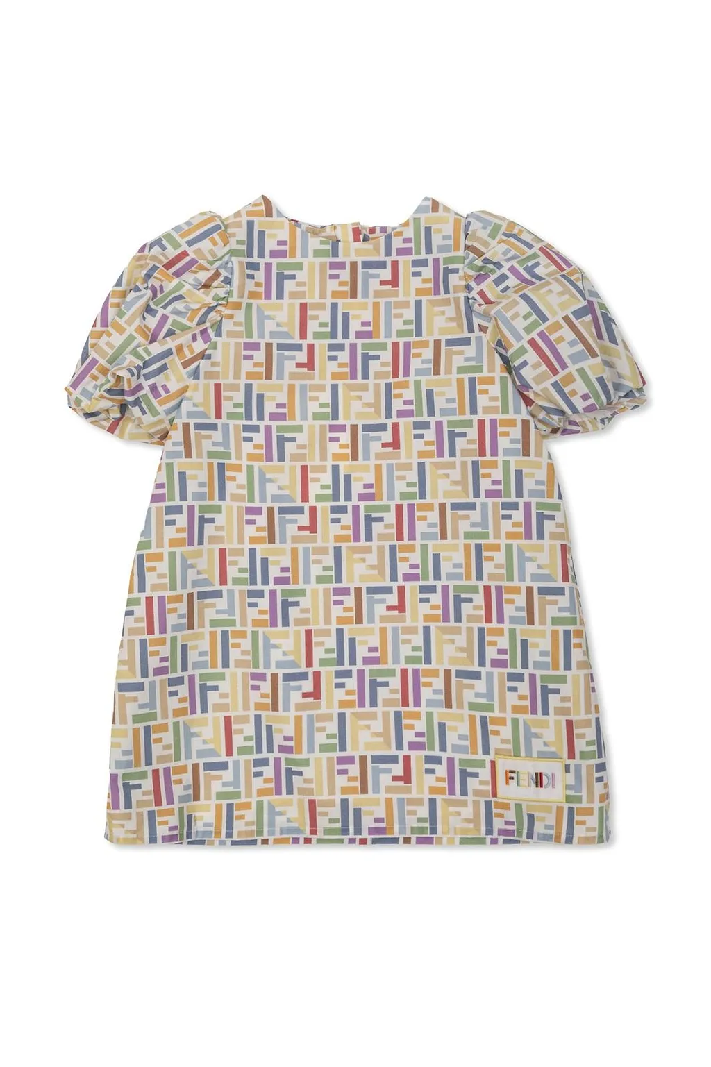 Fendi Kids Ff-Logo Zipped Dress