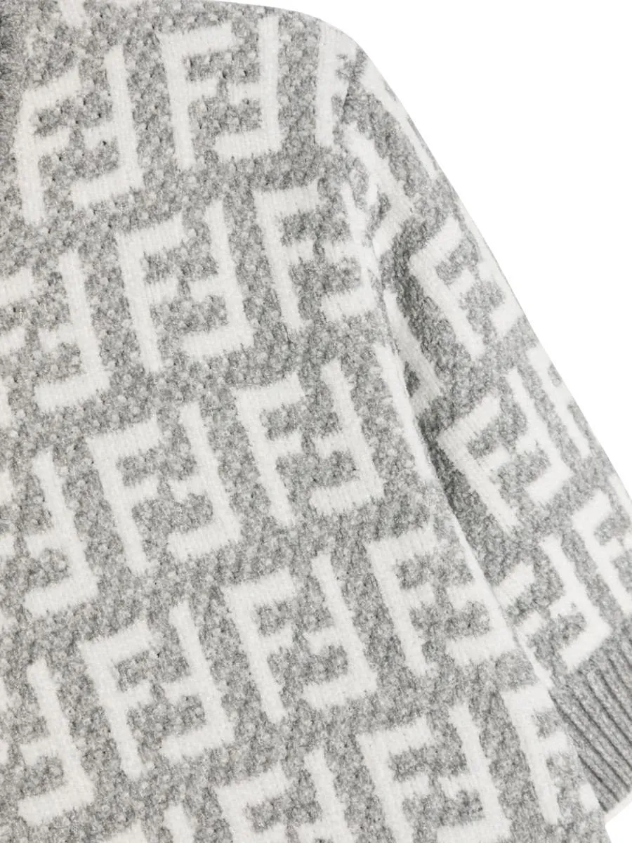 Fendi Kids Ff Monogram Knitted Dress