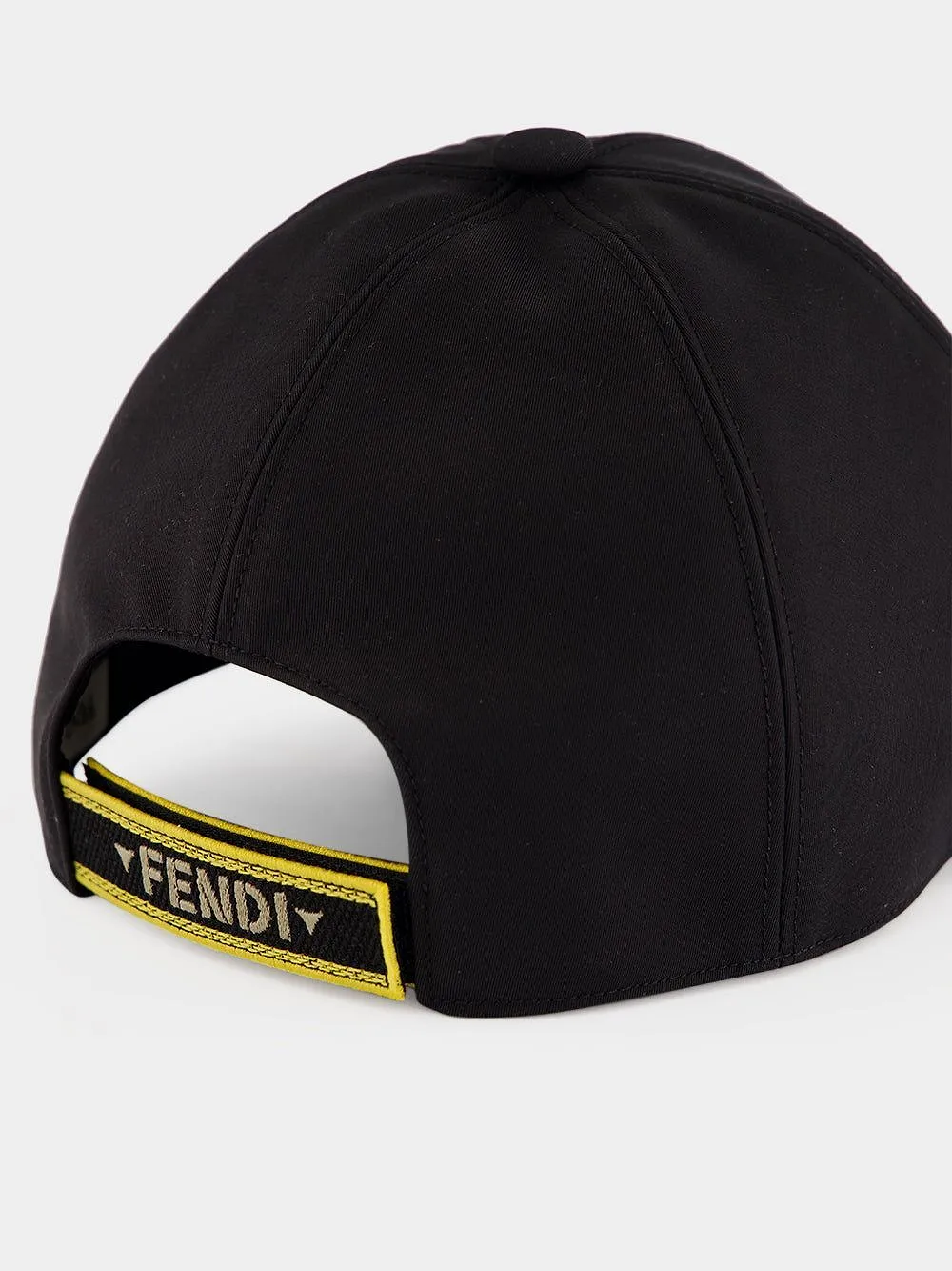Fendi Logo Tape Jacquard Baseball Cap