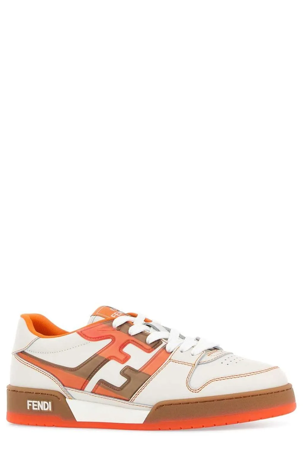 Fendi Match Lace-Up Sneakers