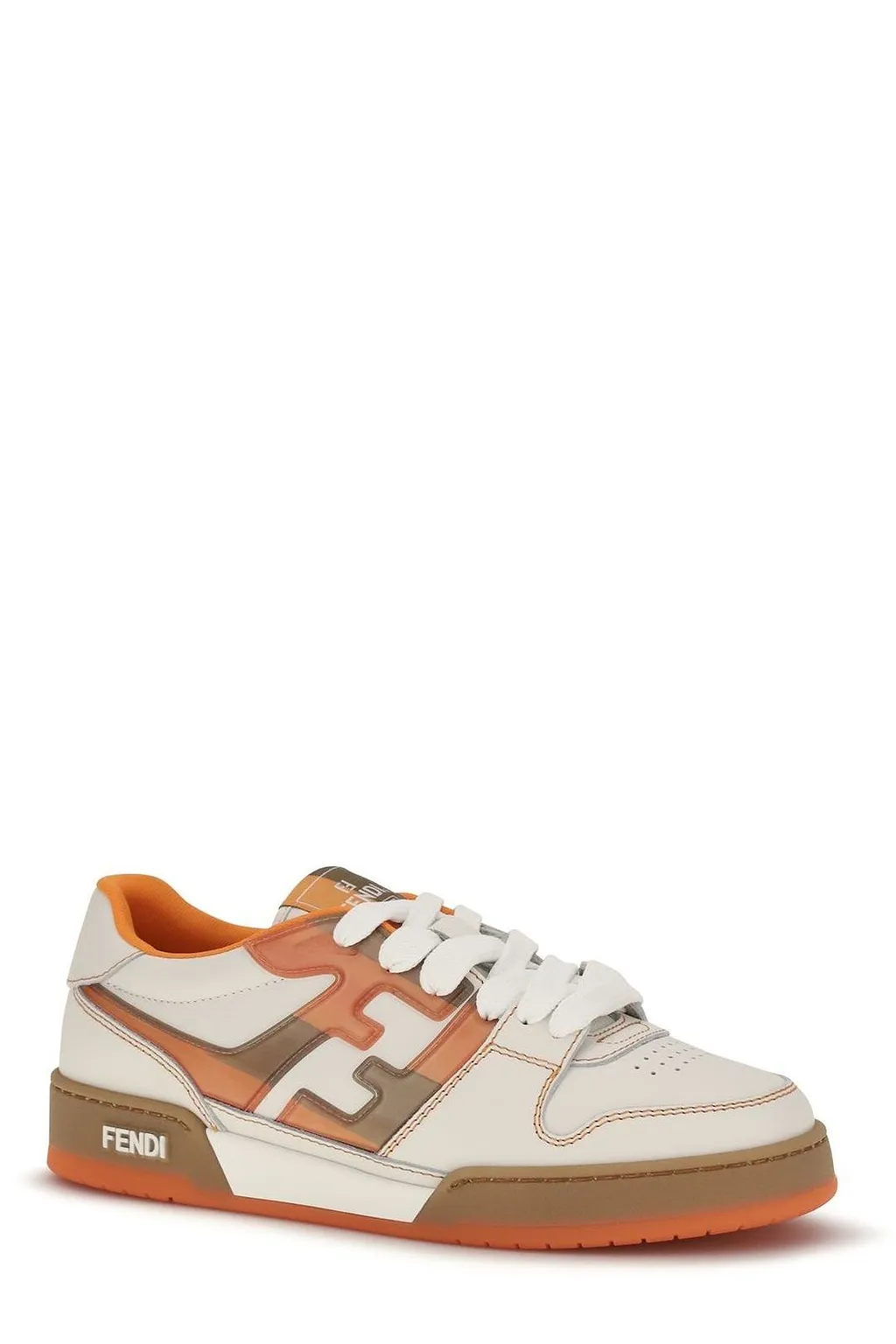 Fendi Match Lace-Up Sneakers
