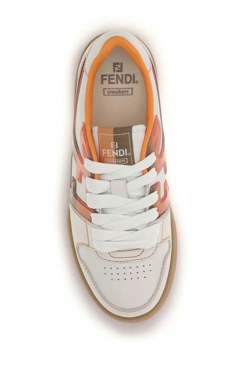 Fendi Match Lace-Up Sneakers