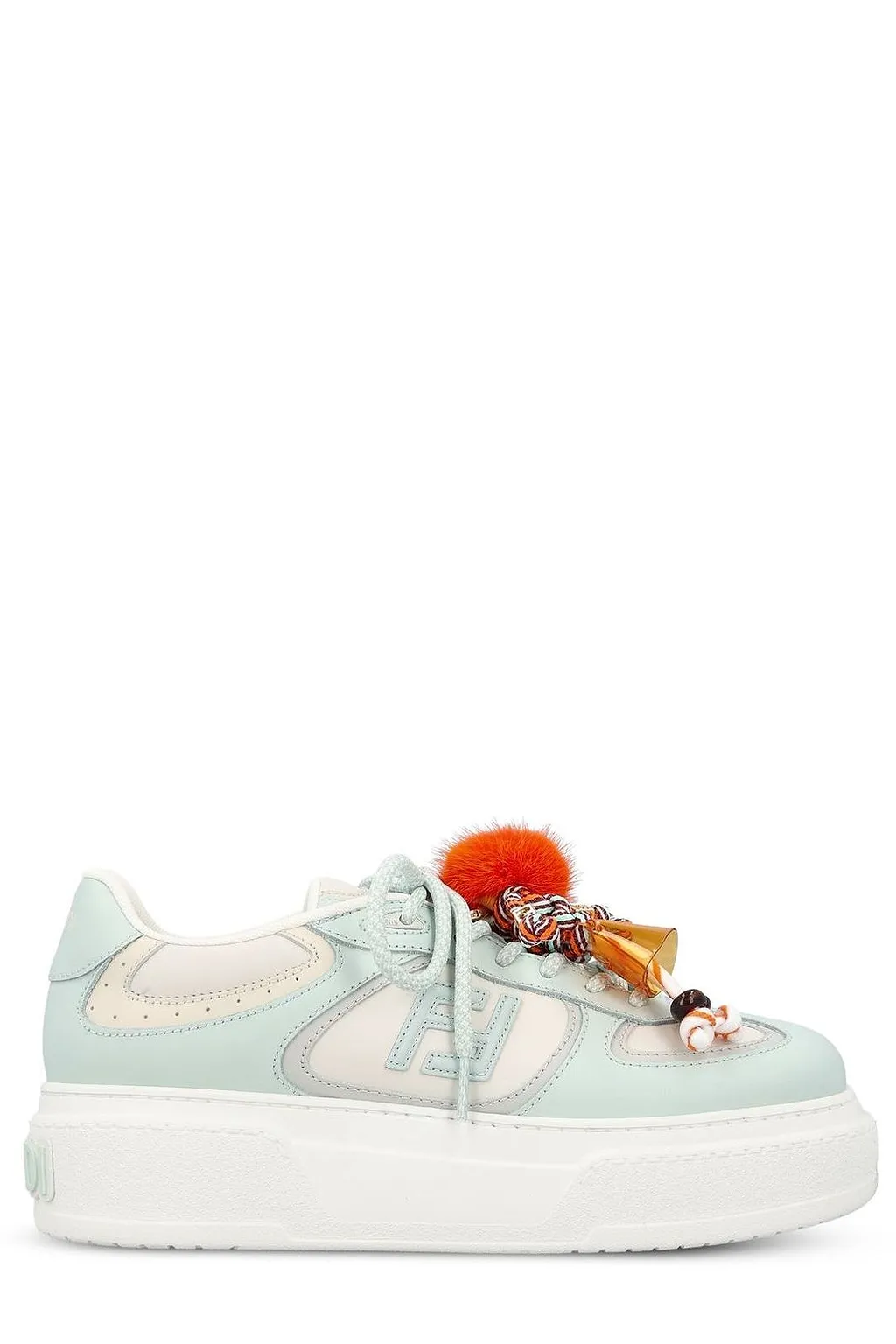 Fendi Match Platform Low-Top Sneakers
