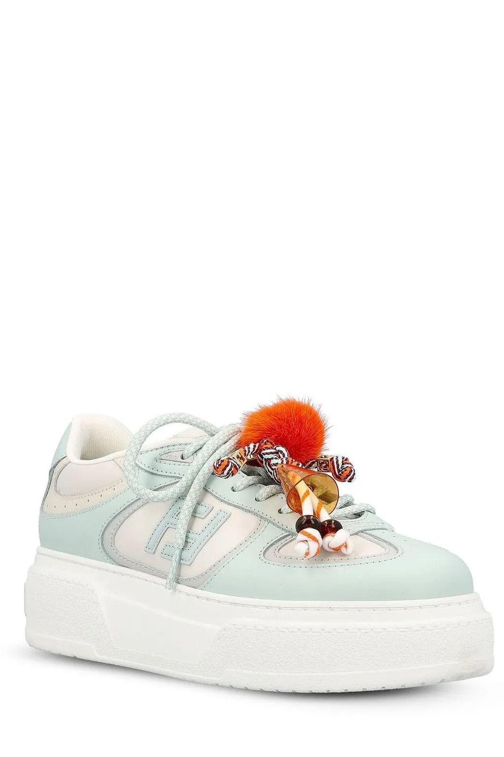 Fendi Match Platform Low-Top Sneakers