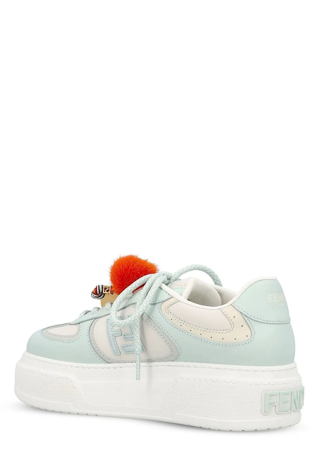 Fendi Match Platform Low-Top Sneakers
