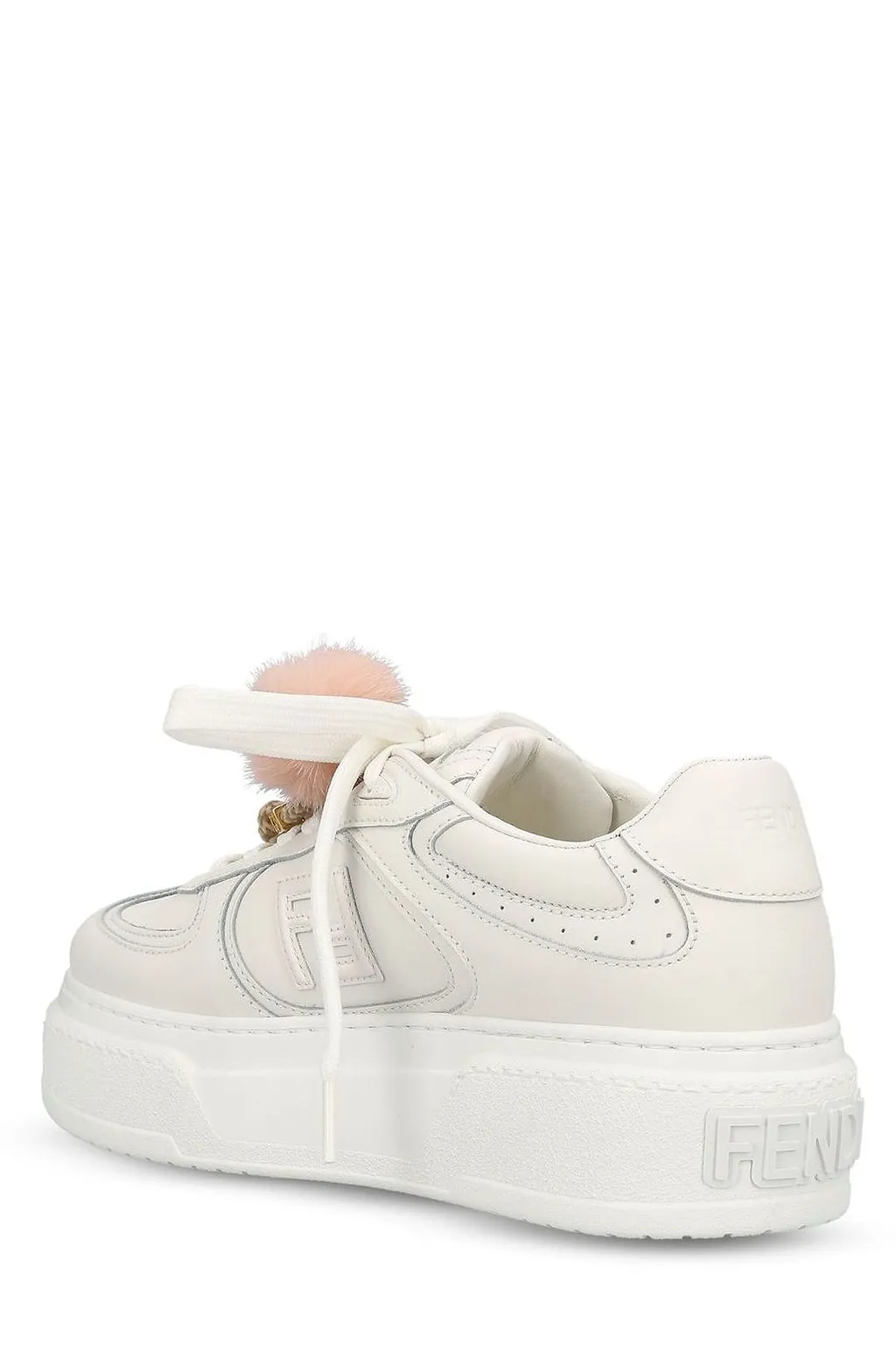 Fendi Match Platform Lace-Up Sneakers