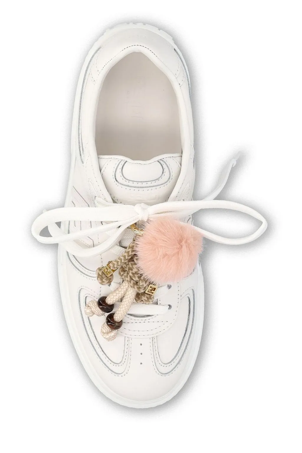 Fendi Match Platform Lace-Up Sneakers