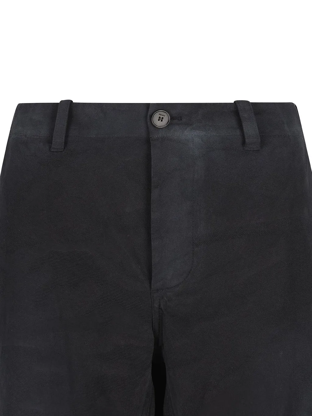 Fendi Mid-Rise Wide Leg Bermuda Shorts