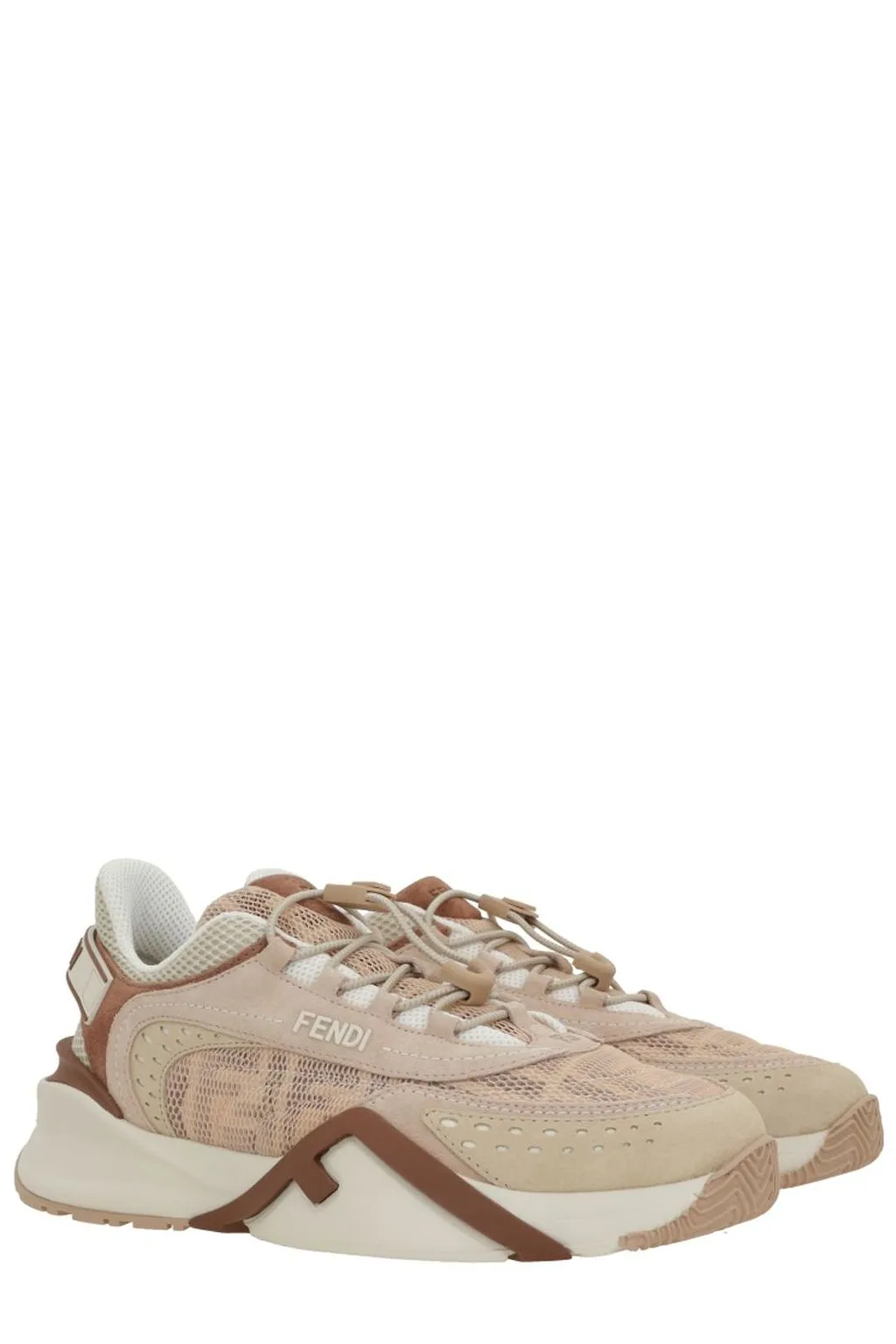 Fendi Mesh-Panelled Sneakers