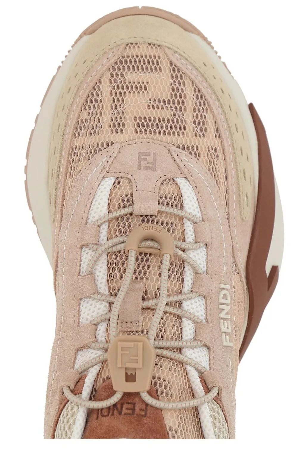 Fendi Mesh-Panelled Sneakers