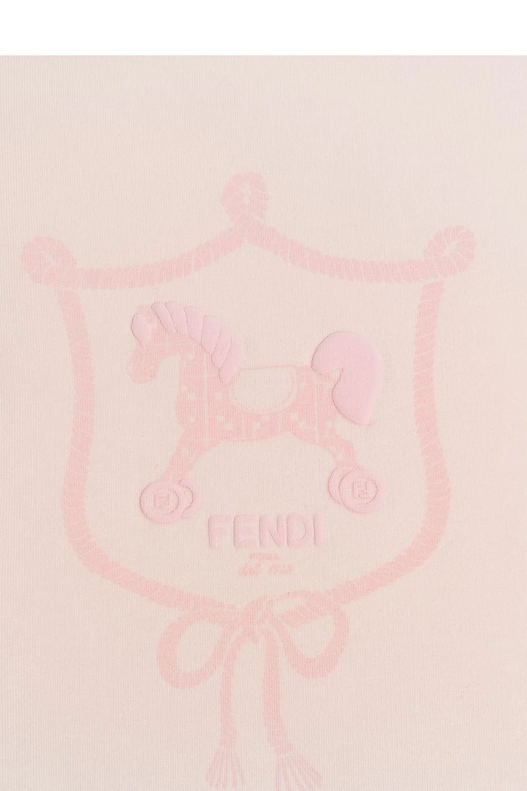 Fendi Kids Logo Detailed Blanket