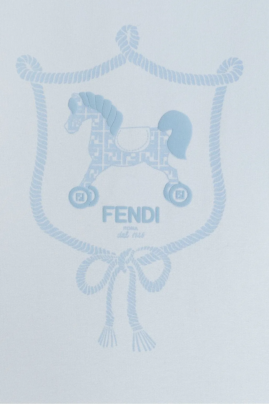 Fendi Kids Logo Detailed Blanket