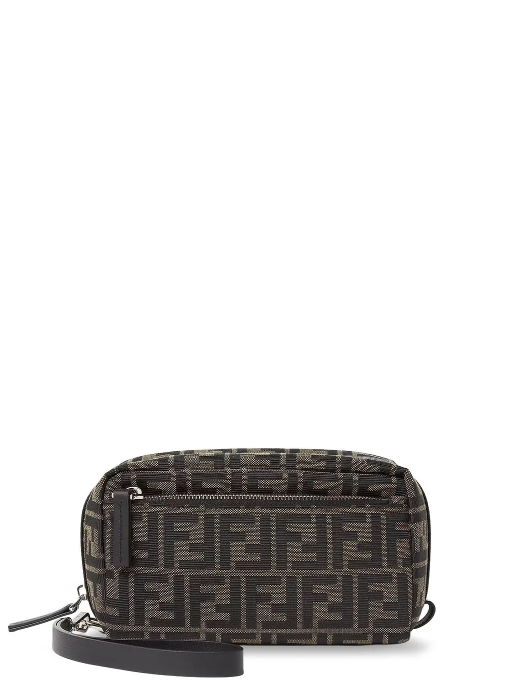 Fendi Monogrammed Zipped Wristlet Bag