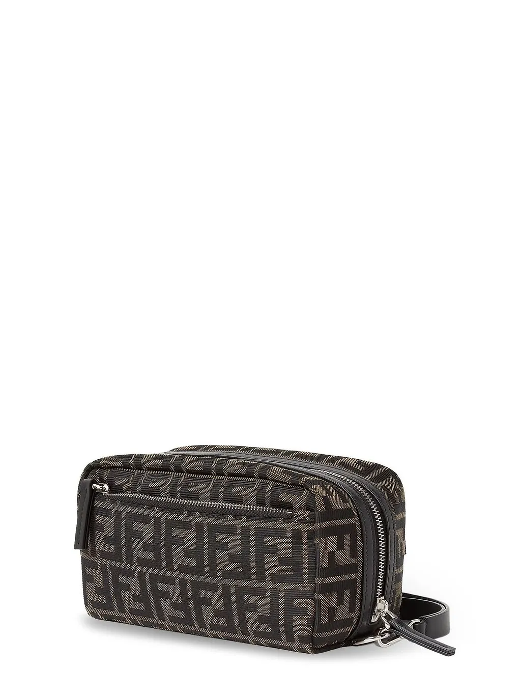 Fendi Monogrammed Zipped Wristlet Bag