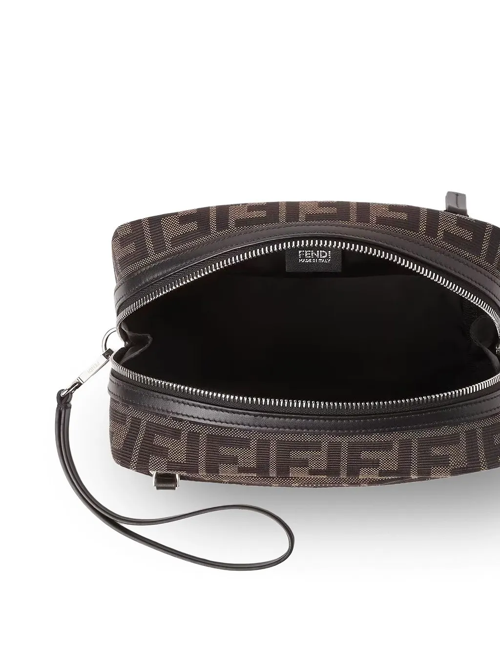 Fendi Monogrammed Zipped Wristlet Bag