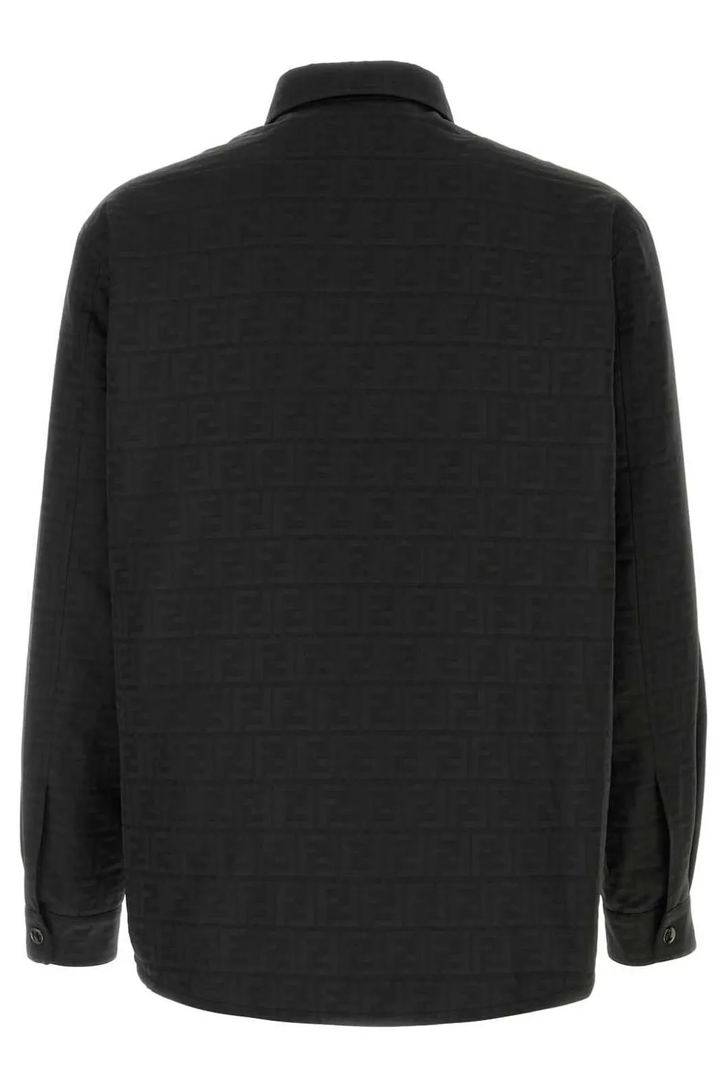 Fendi Monogrammed Collared Long-Sleeved Shirt