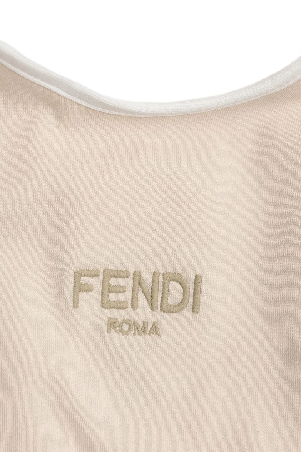 Fendi Kids Logo-Embroidered Babygrow Set
