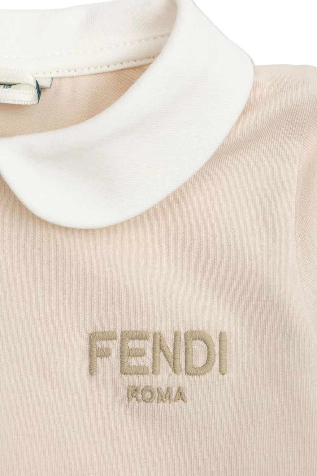 Fendi Kids Logo-Embroidered Babygrow Set