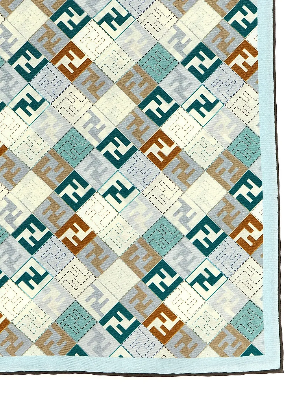 Fendi Monogrammed Square Scarf