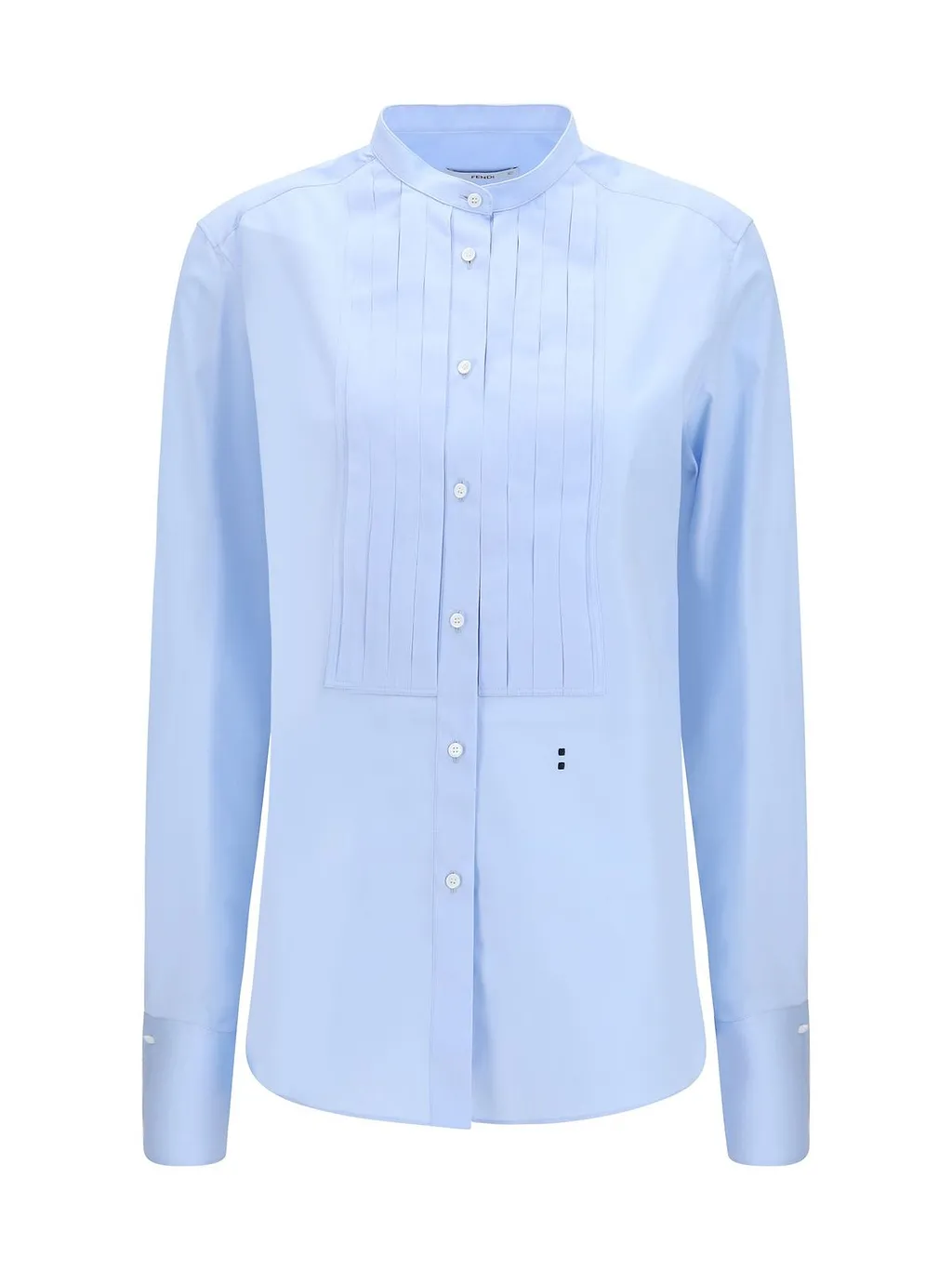 Fendi Pleated Poplin Shirt