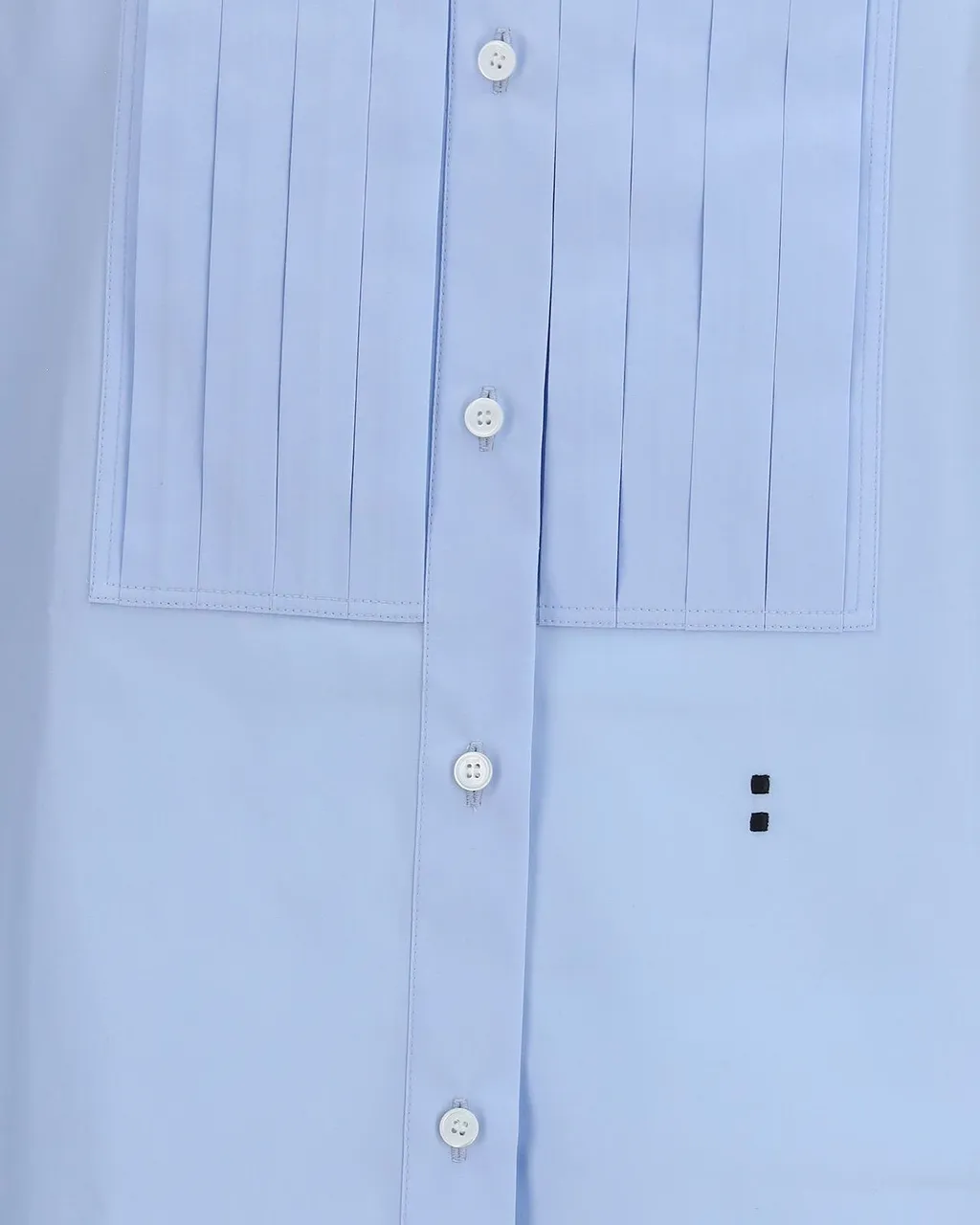 Fendi Pleated Poplin Shirt