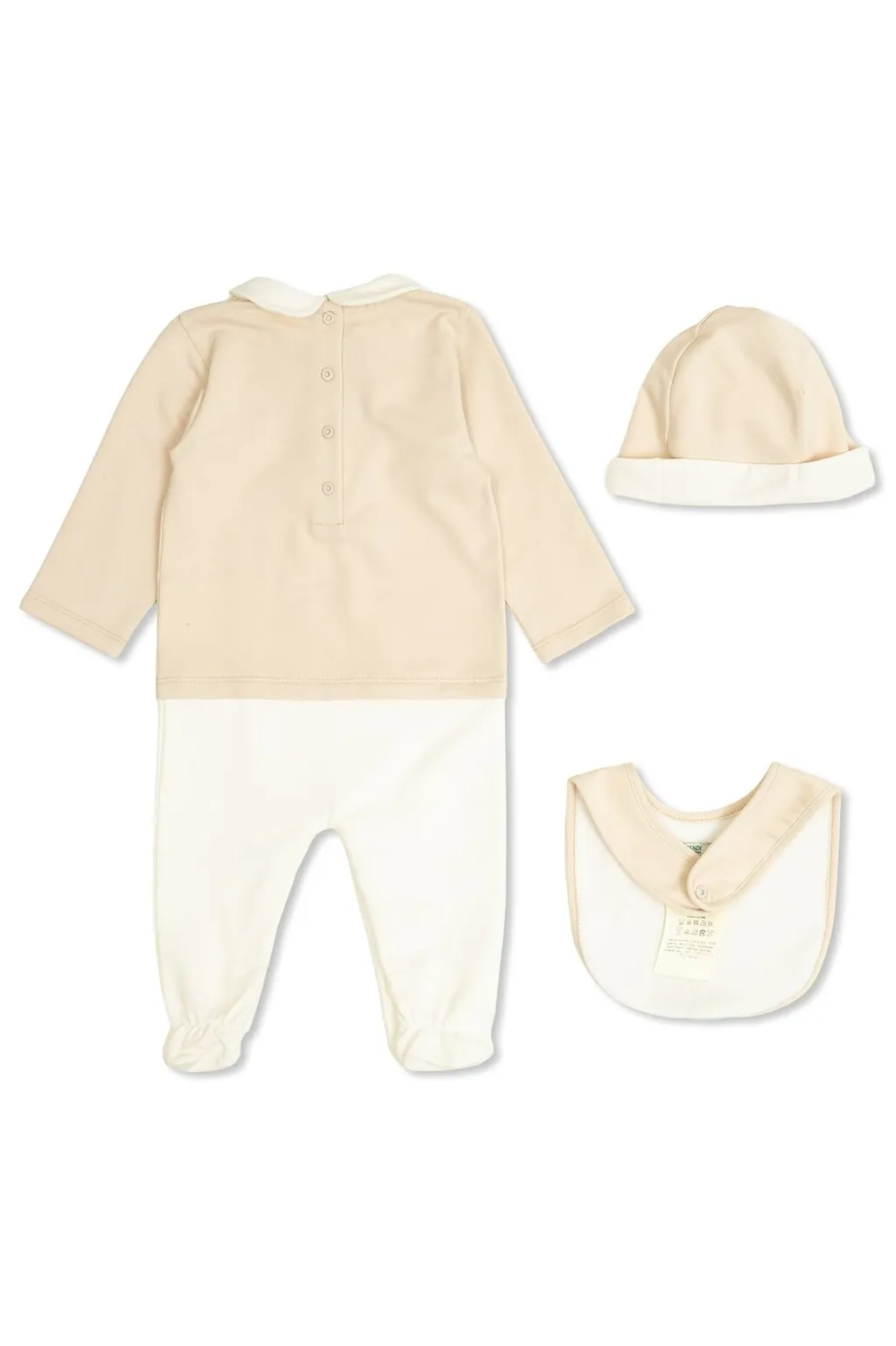 Fendi Kids Logo-Embroidered Snap Button Babygrow Set