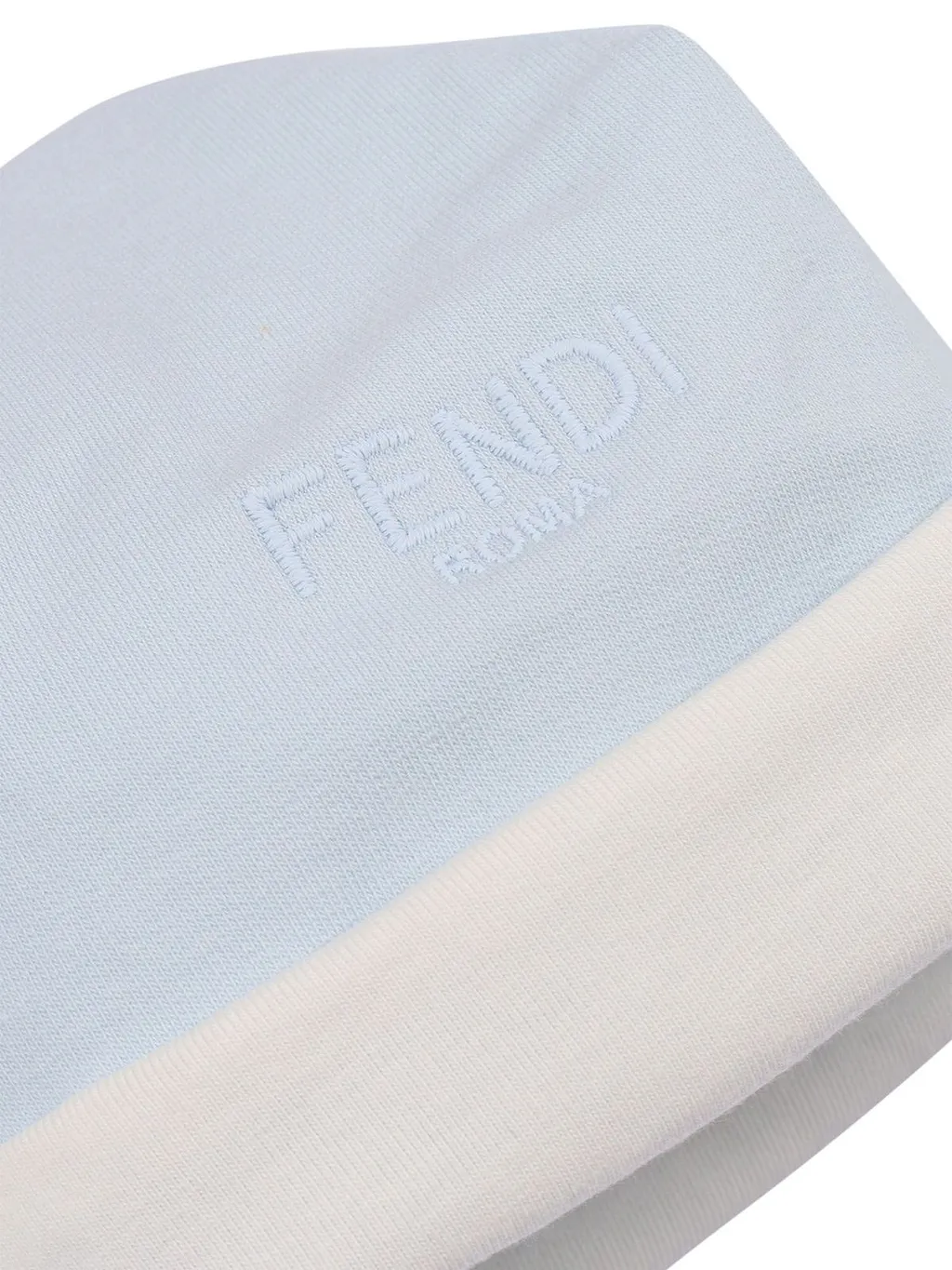 Fendi Kids Logo-Embroidered Snap Button Babygrow Set