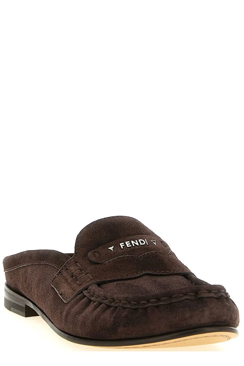 Fendi Scrunch Slip-On Loafers
