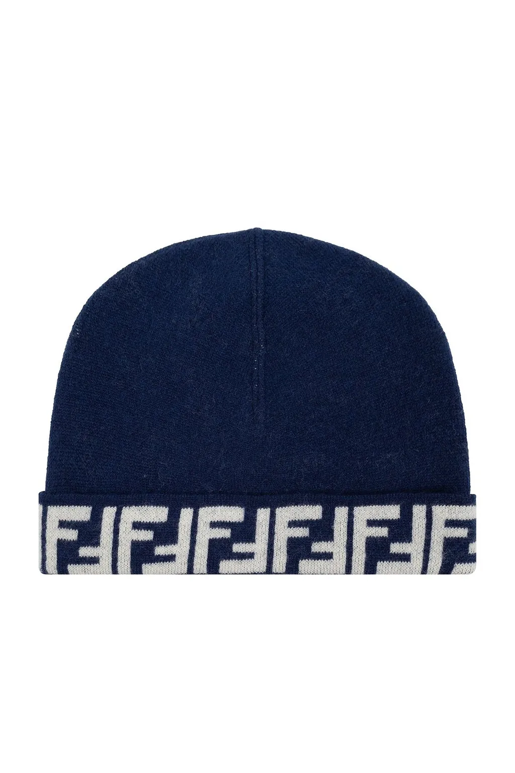 Fendi Kids Ff Motif Reversible Beanie