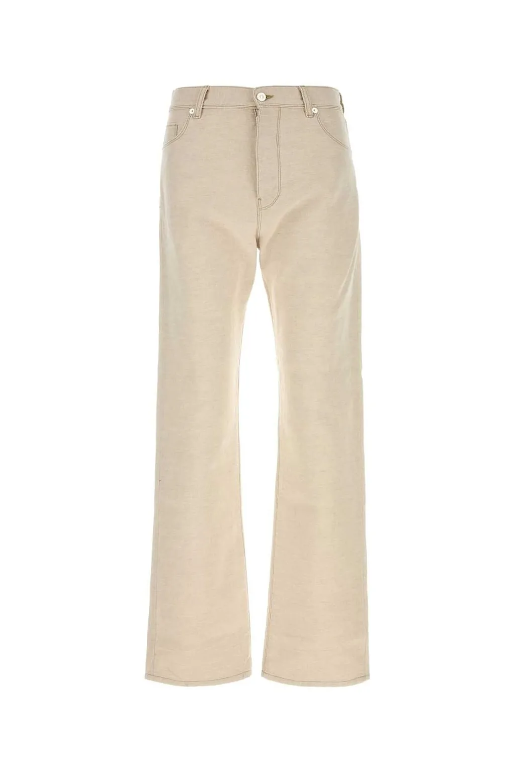 Fendi Straight-Leg Long Jeans