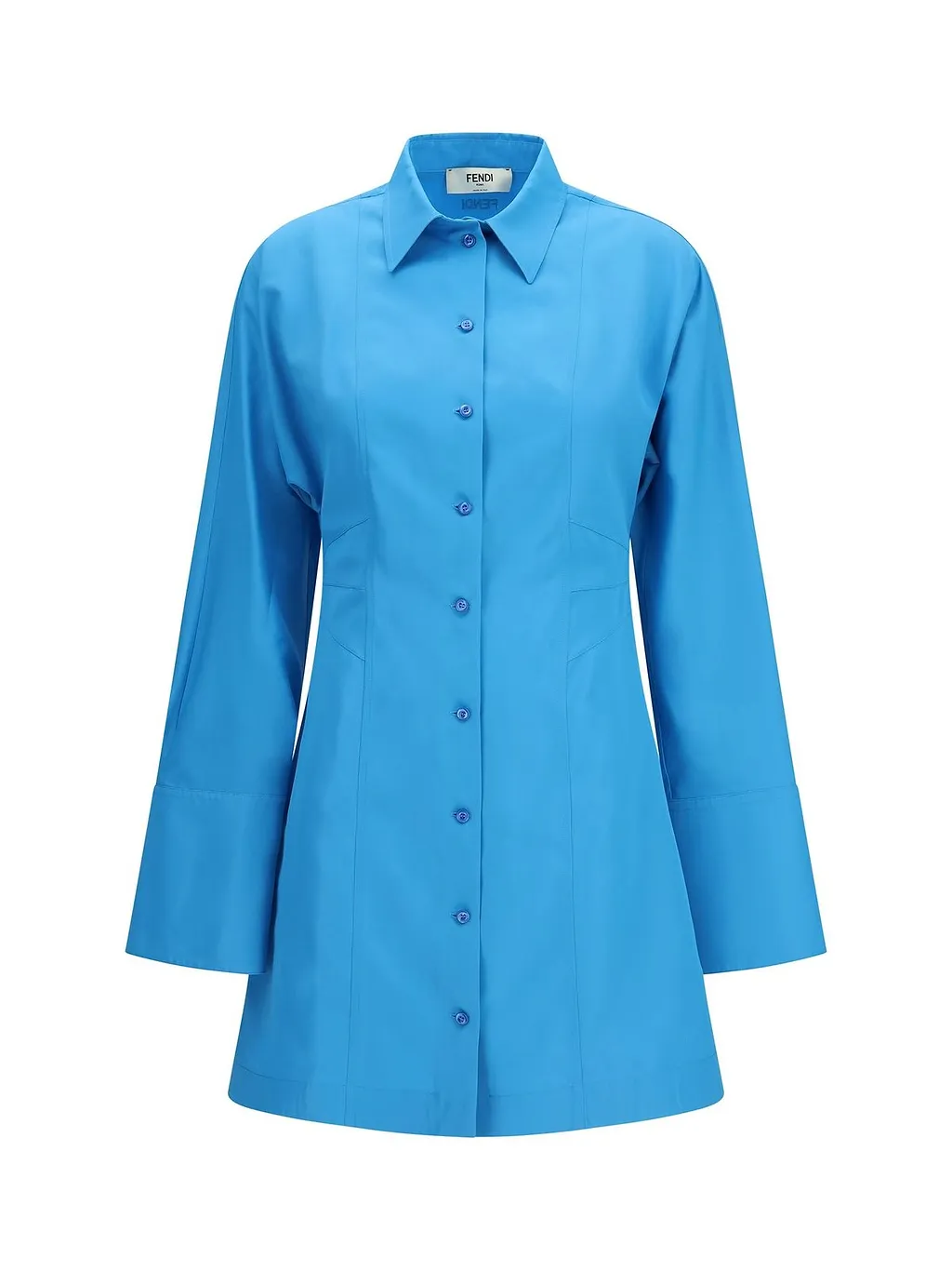 Fendi Long Sleeved Shirt Mini Dress