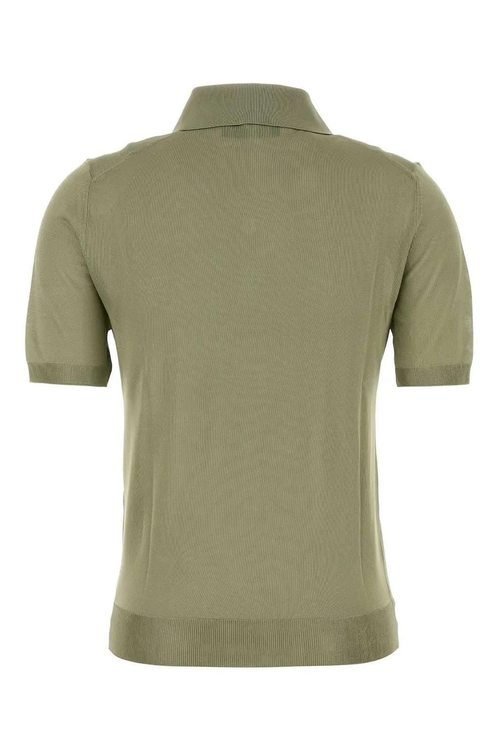 Fendi Logo Embroidered Knitted Polo Top