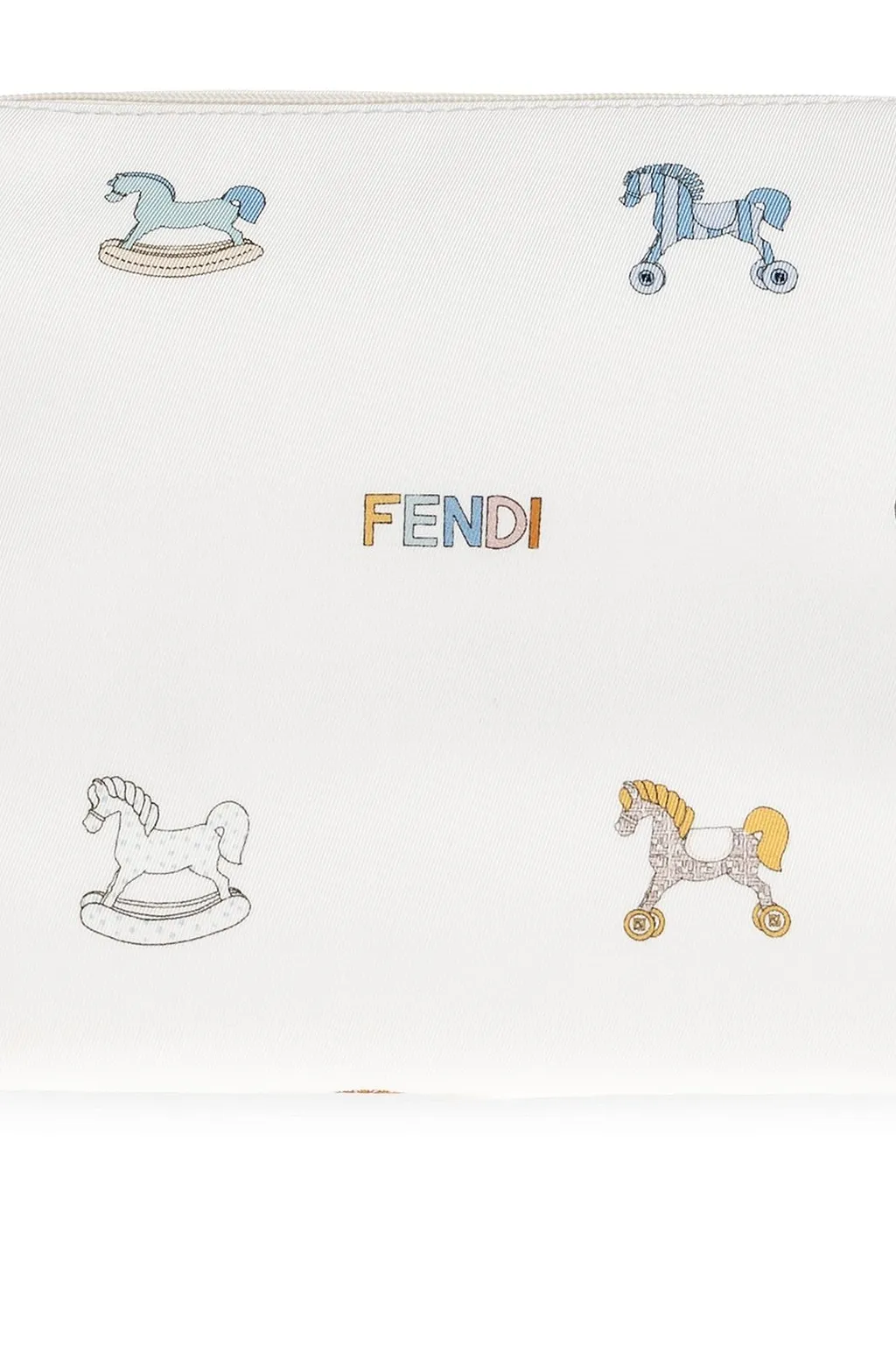 Fendi Kids Logo Printed Beauty Case