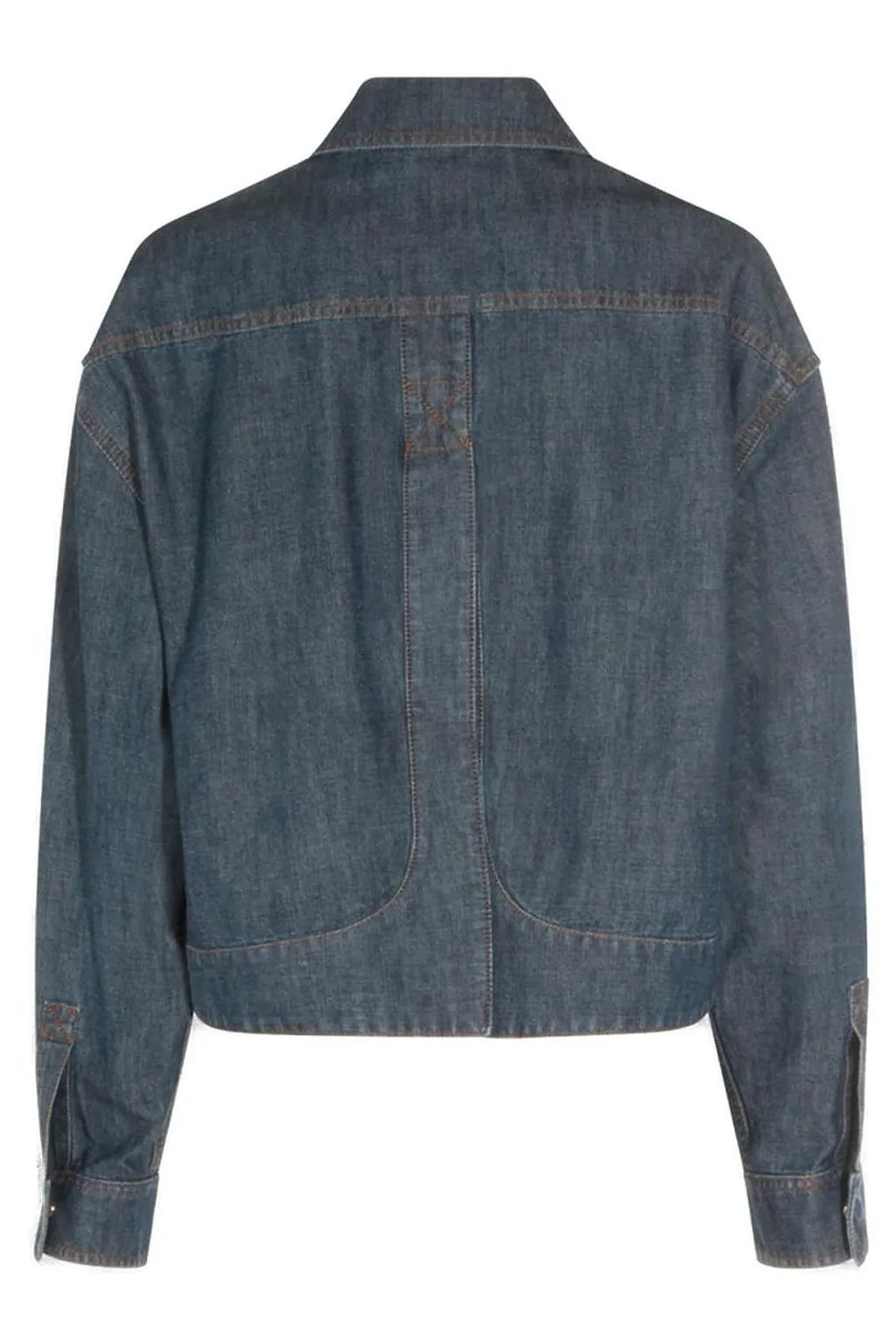Fendi Single Breasted Denim Jacket