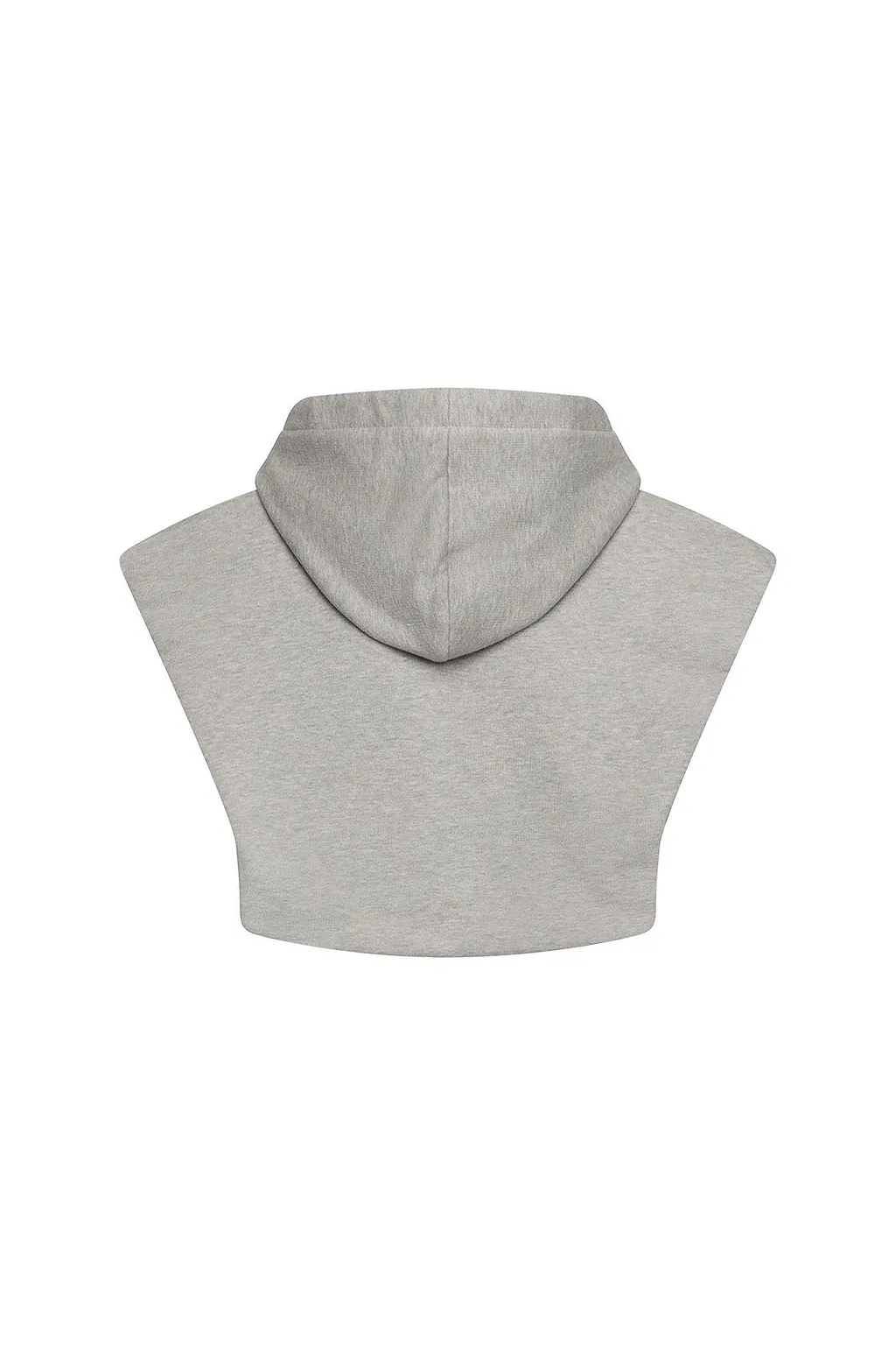Fendi Sleeveless Cropped Drawstring Hoodie
