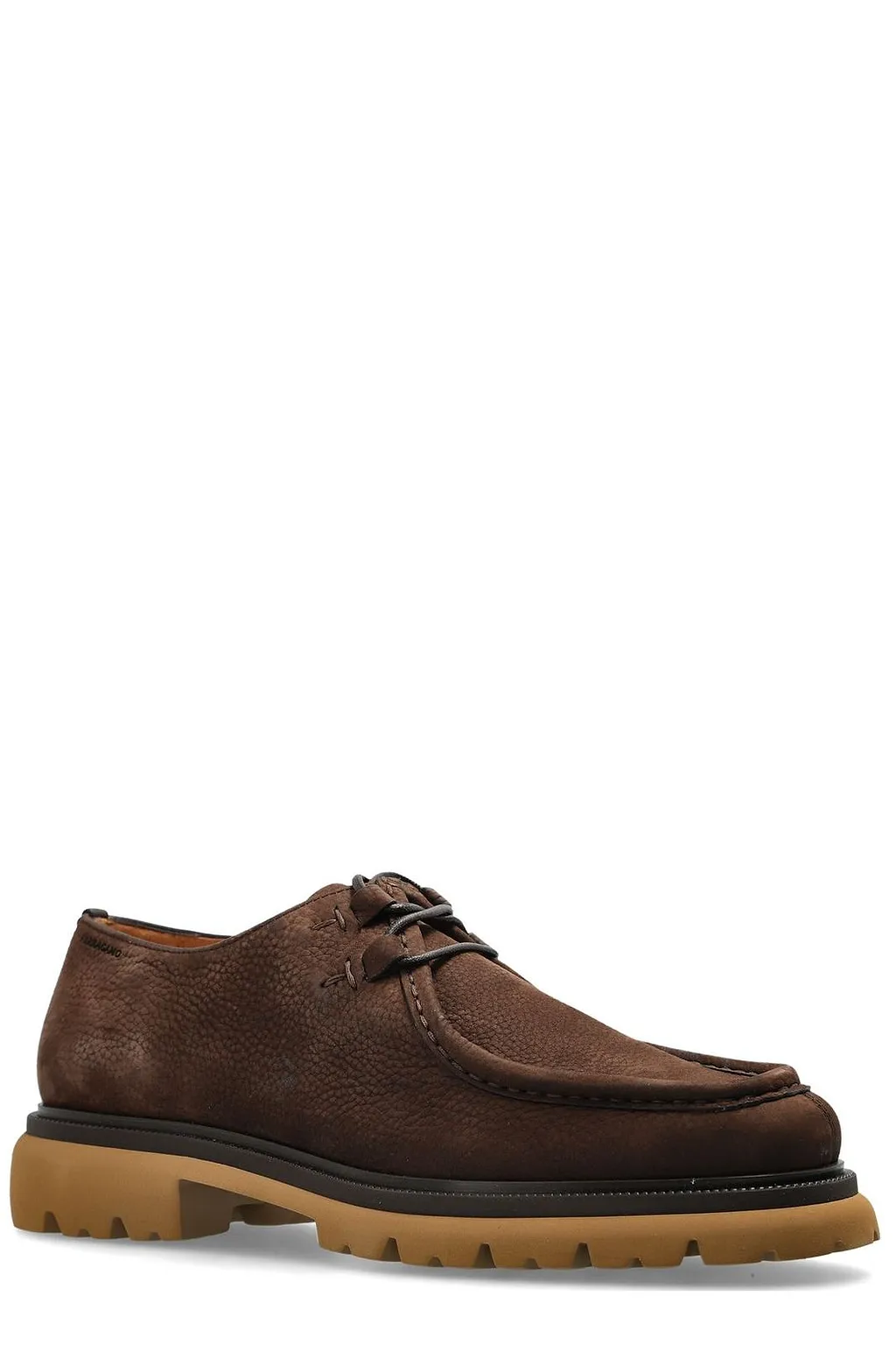 Ferragamo Stanley Lug-Sole Lace-Up Shoes