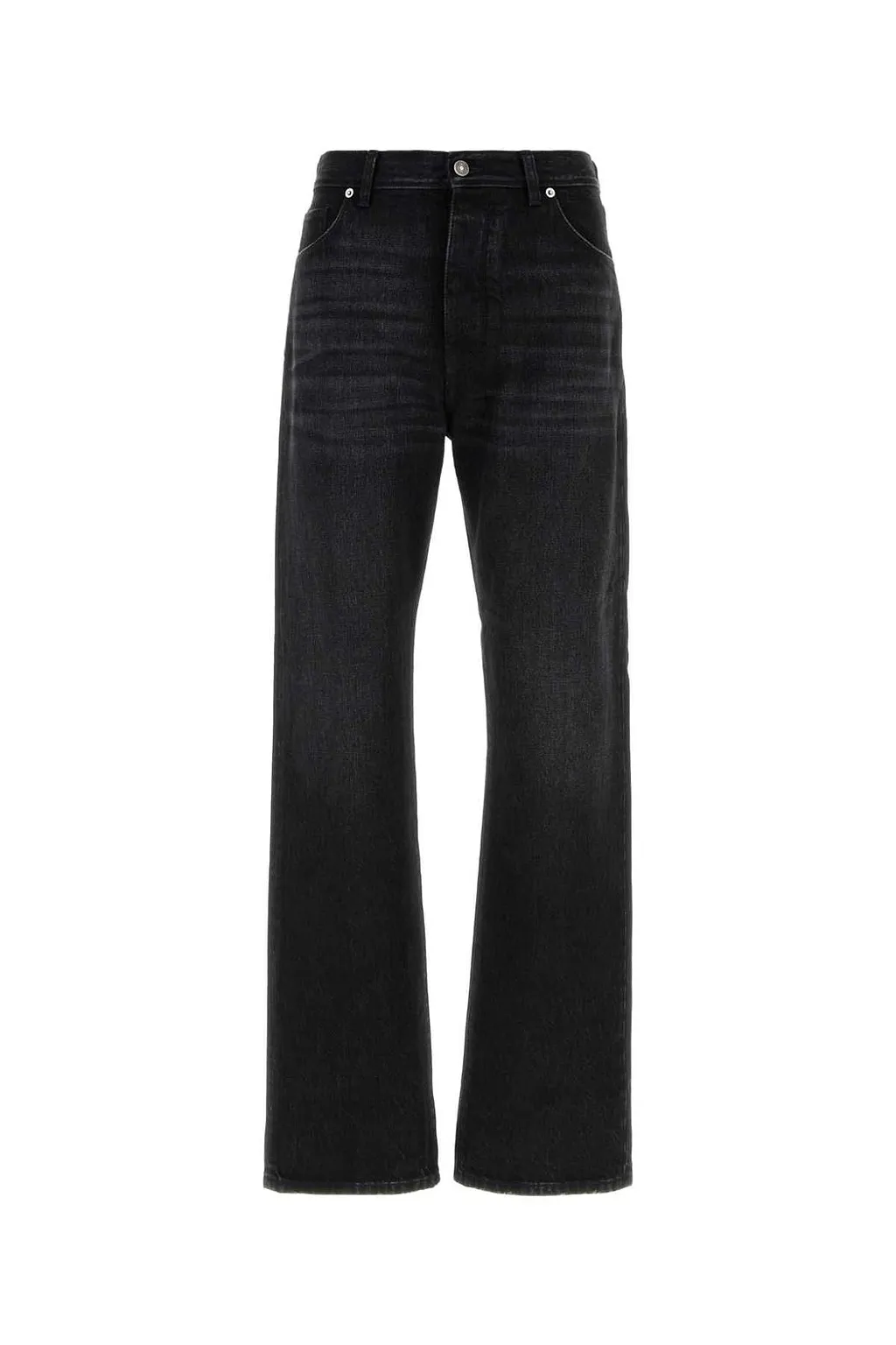 Fendi Straight-Leg Long Jeans